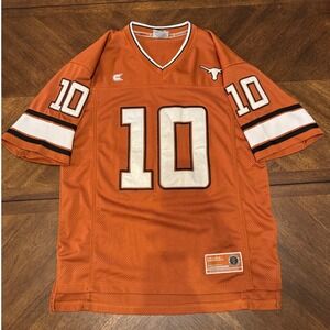 Colosseum Athletics Texas Longhorns Football Jersey Number 10 Orange Men's M |K1